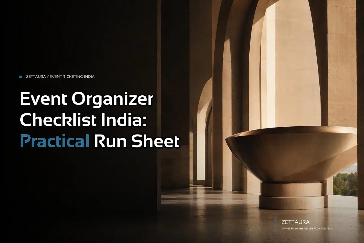Event Organizer Checklist India: Practical Run Sheet